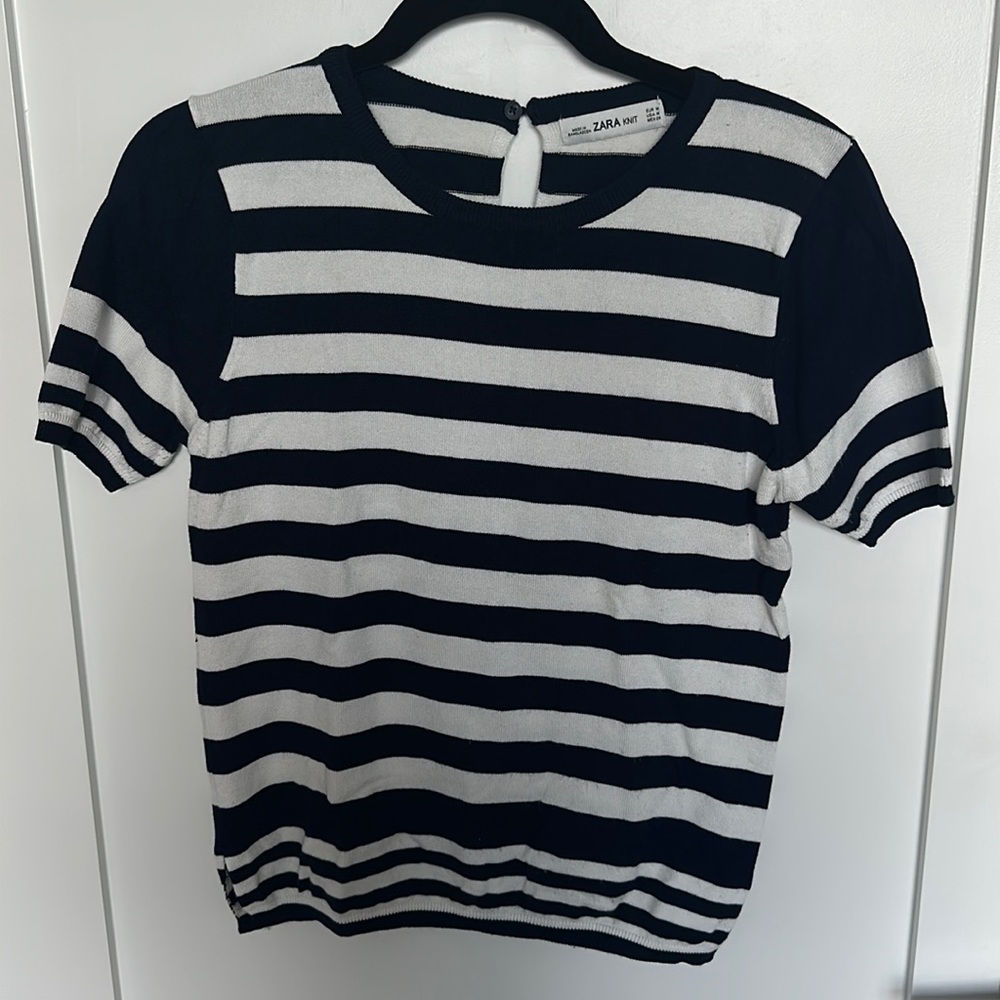 Striped knit top